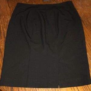Ann Taylor Black Petite Pencil Skirt Size 8